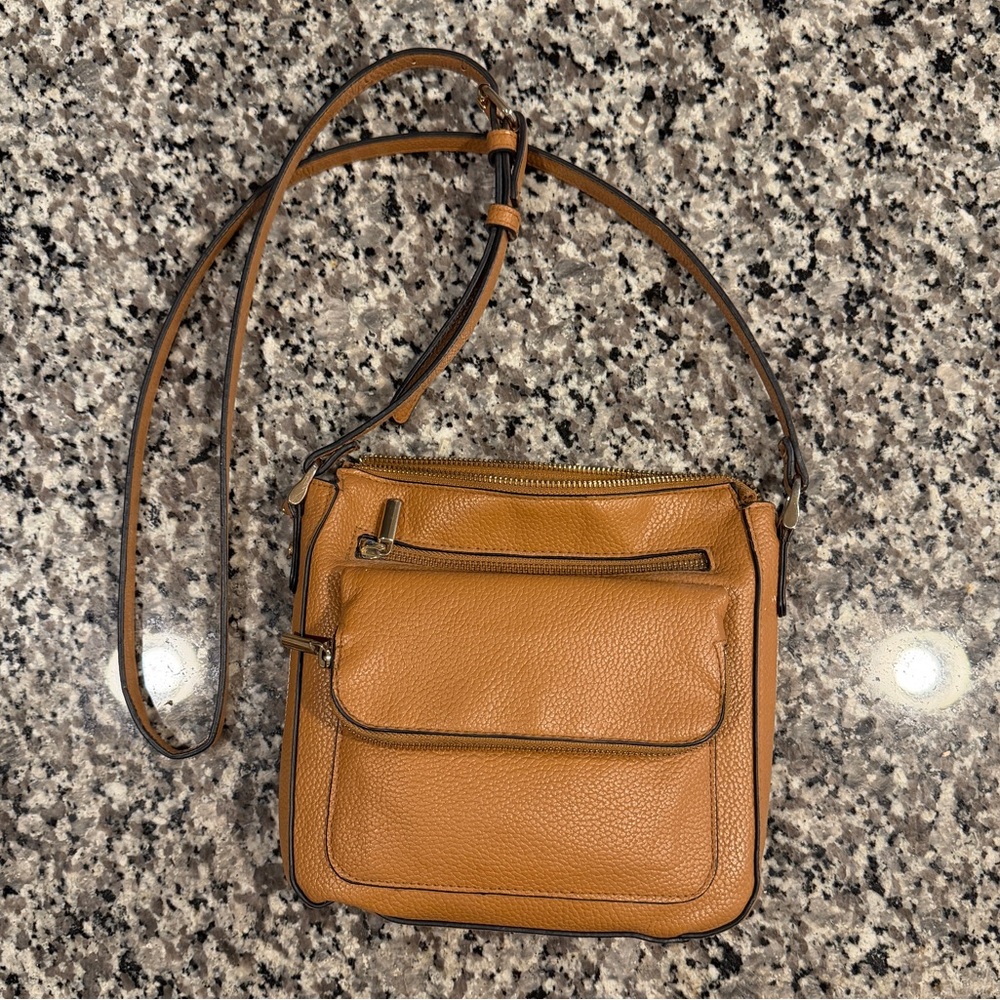 a new day Tan Crossbody Bag